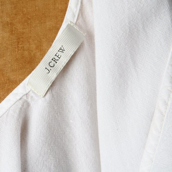 J Crew Maxi Dress White Blue Metallic Stripe S - Picture 11 of 11